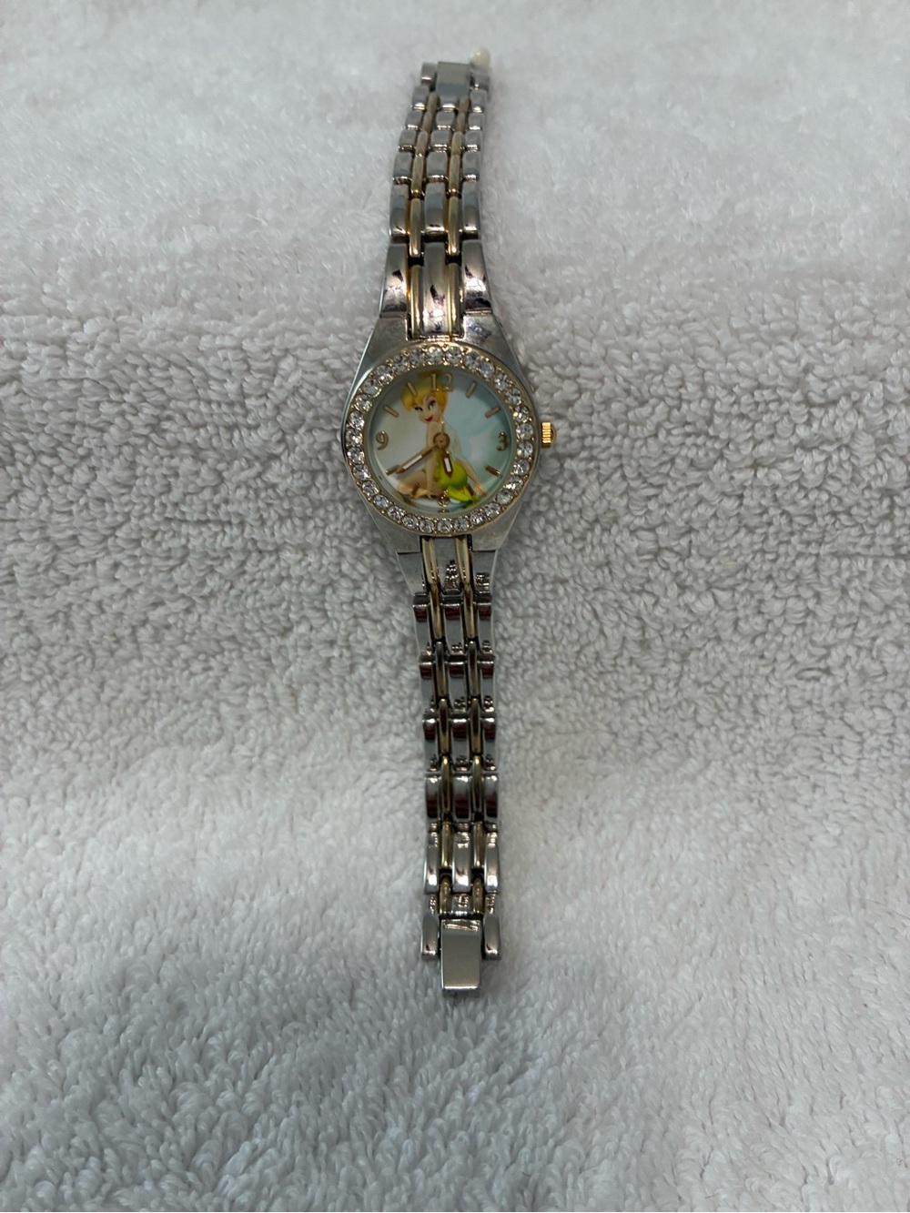 Disney Tinker Bell Two-Tone Bracelet Watch